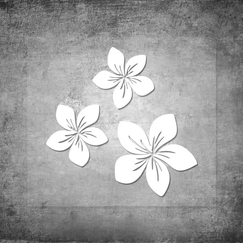Pretty Flower Graphics Car Stickers