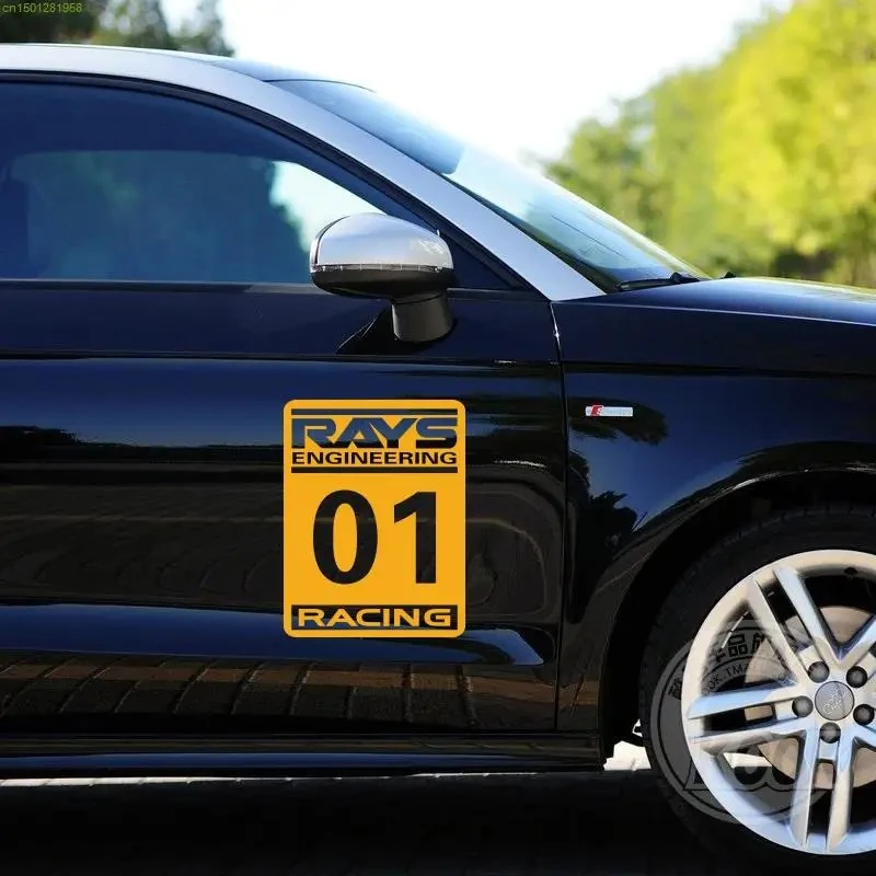 RAYS No.1 Racing Car Sticker Decals For Door factory