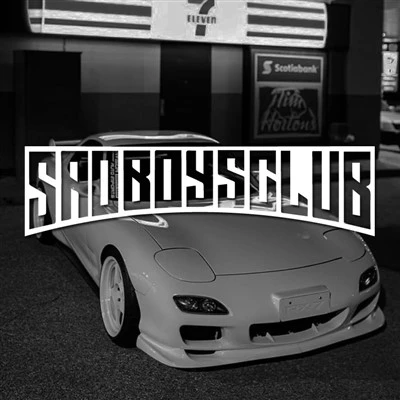 Decallo in stile JDM "Sad Boys Club"
