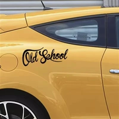 Adesivi per auto della vecchia scuola