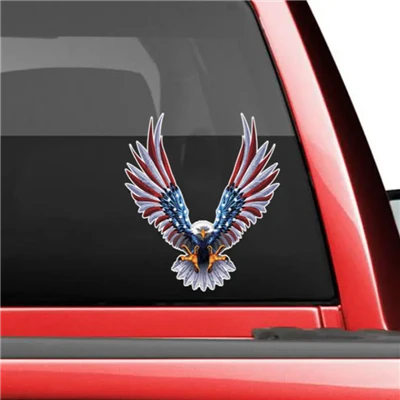 Adesivo Aquila calva per finestra