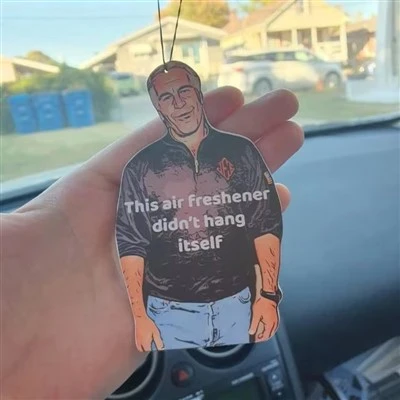 Deodorante per auto Jeffrey Epstein