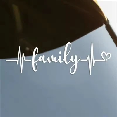 Decalcomanie del battito cardiaco familiare