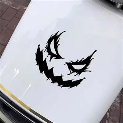 1pc Demone Smiling Motorcycle Sticker