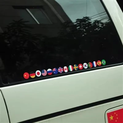 Adesivo personalizzato della bandiera di campagna francese