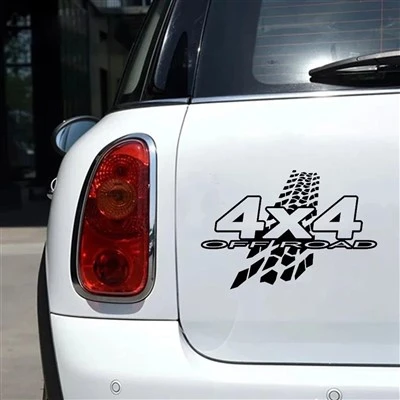 3d 4x4 fuori strada Mud Funny Sticker