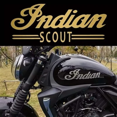 Locomotiva vintage adesiva indiana per moto