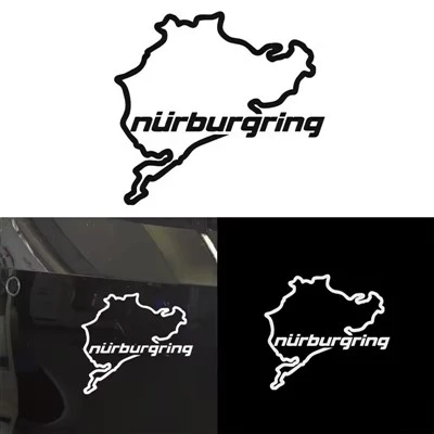 Adesivo da corsa su strada del Nurburgring