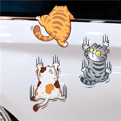 Divertenti adesivi per auto con artigli di orso di gatto
