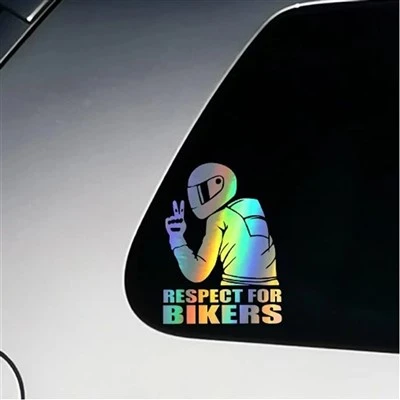 Rispetto del veicolo per l'adesivo decalcomania dei motociclisti