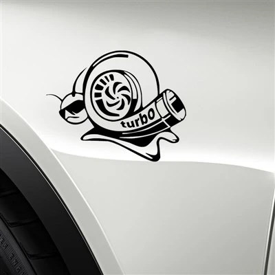 Adesivo decalcomania Turbo lumaca per auto