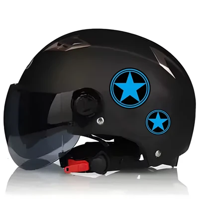 Decorazione del casco a cinque punte