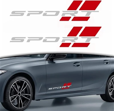 Adesivo sportivo per auto in vinile da 2 confezioni