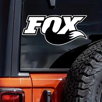 Adesivo per auto della fox e volpe coda
