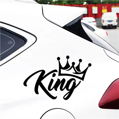 Adesivo per auto creativo KING