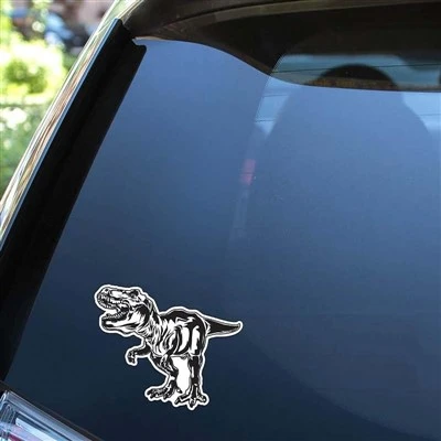 Adesivo per finestra con dinosauro adesivo