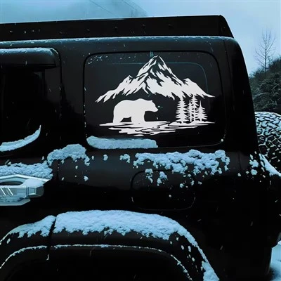 Decalcomanie per auto turistiche dell'Alaska
