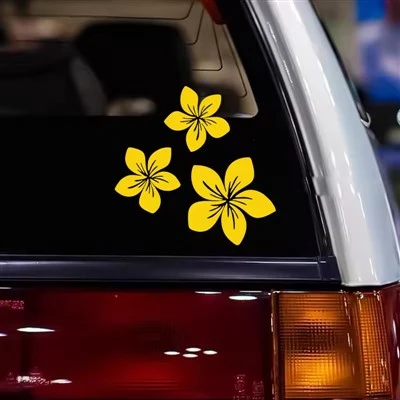 Decalcomania del fiore del casco del corpo del paraurti automatico