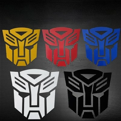 Autobot logo decepticon decorazione adesivi in ​​motocross
