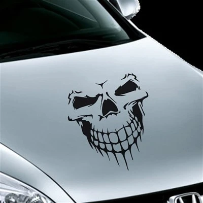 Decalcomania di dimensioni personalizzate stile scheletro auto