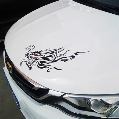 Adesivo per cofano auto drago