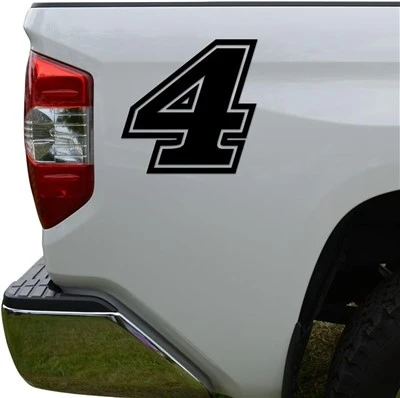 Decalcomania del numero di auto sportive