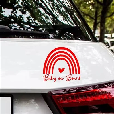 Baby a bordo Adesivi per finestre dell'auto