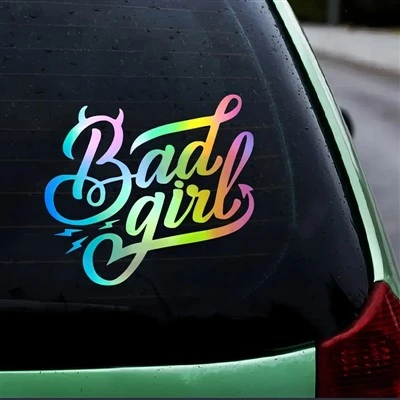 Bad Girl decalli e adesivi creativi e divertenti del paraurti
