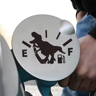 Adesivo divertente per contatore del gas Brontosauro