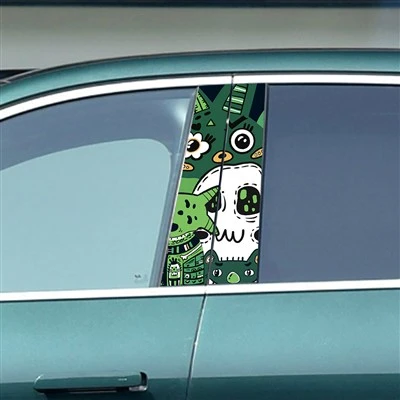 Decorazione del pilastro B dell'adesivo in vinile per auto