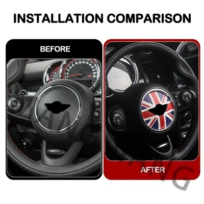 Adesivo del volante per auto per mini cooper