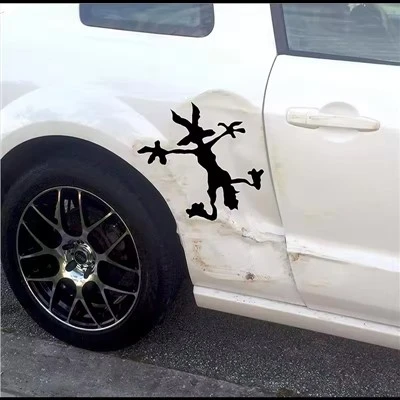 Adesivi per decalcomanie in vinile per auto che colpiscono il muro
