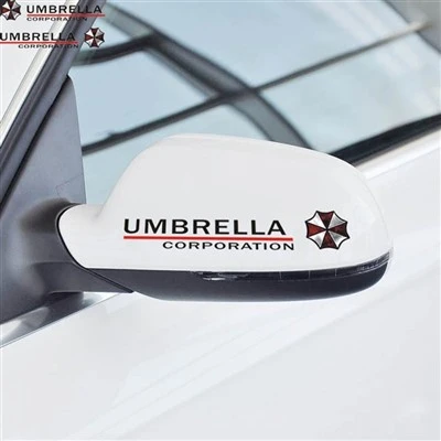 Ombrello protegge l'adesivo per specchietto auto