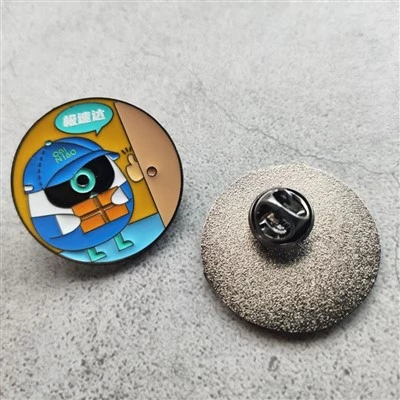 Badge in metallo dimensione del design personalizzato