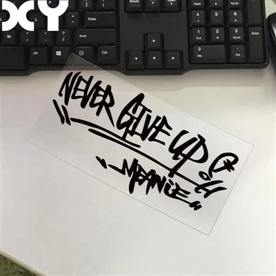 Etie Design Motorcycle Sticker non si arrende mai
