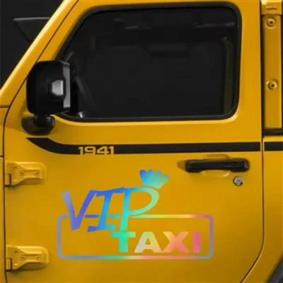 Adesivo decalcomania taxi VIP