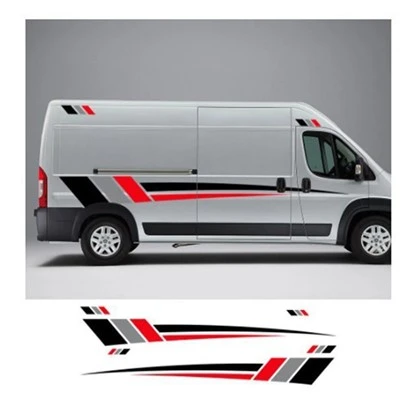 Adesivo laterale per carrozzeria multi veicolo Francia Van