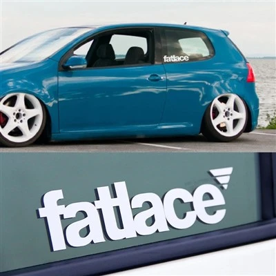 Lettera inglese Adesivi per auto fatlace per il corpo auto