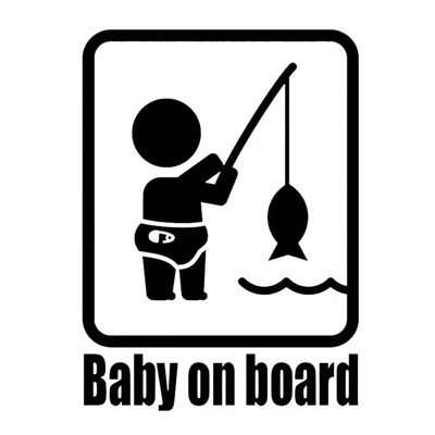 Etie divertimento adesivi da pesca personalizzati per bambini