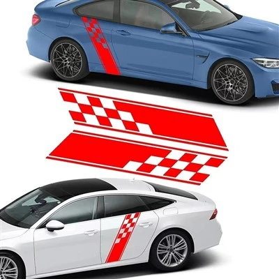 Adesivo per carrozzeria auto stile corsa ETIE