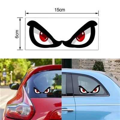 Specchio posteriore a vista dell'occhio rosso adesivo riflettente