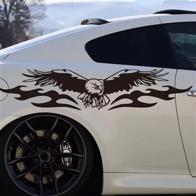Adesivi con aquila volante