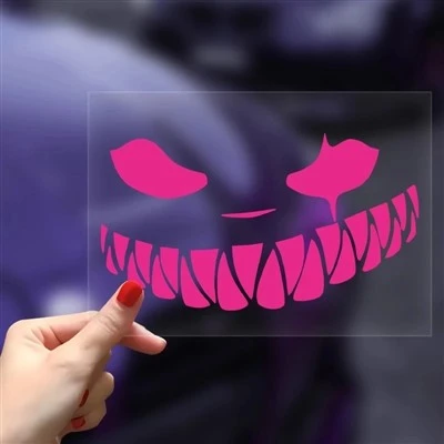 Demon Smiley Motorcycle Adesivo impermeabile