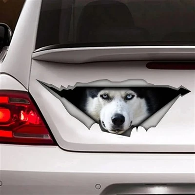 Head Dog Pet Animal Self - decalcomania adesiva