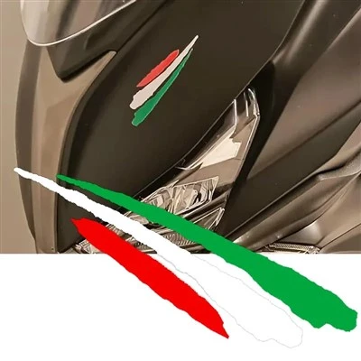 Bandiera Italia Adesivo motociclistico Decal in vinile impermeabile
