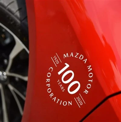 Adesivi del logo del 100 ° anniversario di Mazda