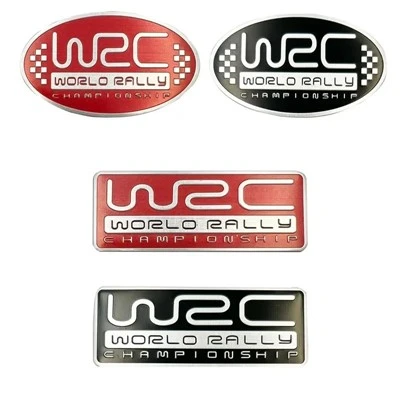 Emblema WRC di metallo Decal di badge