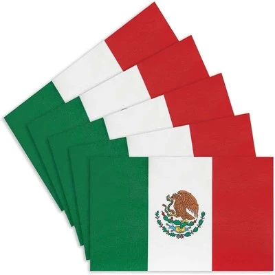 Adesivi impermeabili con bandiera del Messico
