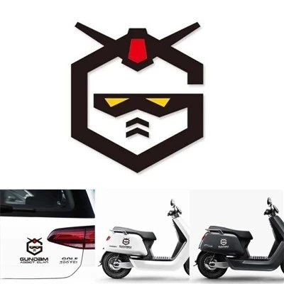 Abito mobile gundam sticker per interni per auto divertenti