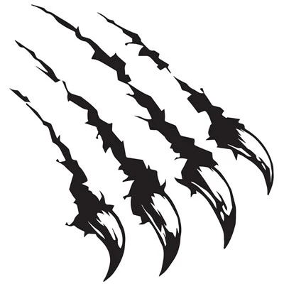 Adesivo per auto Monster Claw